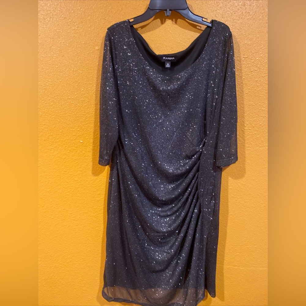 Karina Black glitter dress